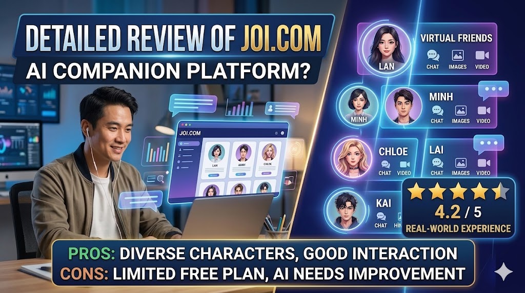 Joi AI Dashboard Overview - The sleek interface setting high standards
